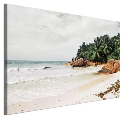 Image de LUMASOUL, tableau mural pour salon, impression sur toile, paysage, 90x60 cm, composition en une seule pièce, idéal pour chambre, couloir, bureau et cuisine, motif photographique moderne