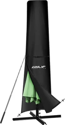 Produktbild von Famanu Schutzhülle für Sonnenschirme, 420D Oxford-Gewebe, wasserdicht und UV-beständig - für Schirme 2,5 bis 3,2 m