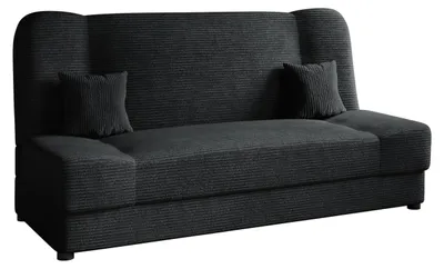 Produktbild von MIRJAN24 Schlafsofa Jonas Cord, Schlaffunktion und Bettkasten, Stilvoll Polstersofa (Farbe: Poso 135)