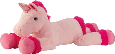 Produktbild von Kuscheliges riesiges Plüsch Einhorn Plüschtier Kuscheltier XXL 110 cm Lang in rosa/pink zum liebhaben