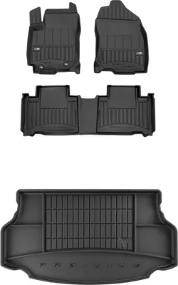 Produktbild von FROGUM Gummimatten Auto Fußmatten + Kofferraummatte für Toyota RAV4 IV 2015-2019