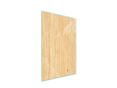 Image de Planche à découper en verre 35x52 bois