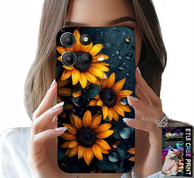 Obrázek produktu pro Etui Do Motorola Moto G86 - Słoneczniki, Słonecznik, Kwieciste Wzory