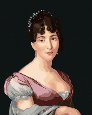 Obrázok produktu pre Zuty - Diamantové maľovanie - HORTENSE DE BEAUHARNAIS (A. L. G. TRIOSON), 40x50 cm, vypnuté plátno na rám