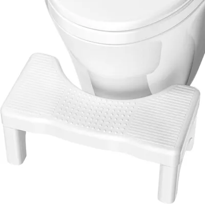 Produktbild von Toilettenstuhl, Hockerstuhl für Füße - (Weiß) - Bad- und Toilettenstuhl für Erwachsene