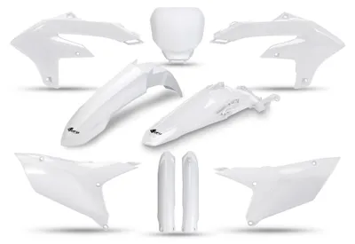 Immagine prodotto di Ufo Yamaha Yzf 250/450 2024-2024 Yakit326f-046 Kit Protezioni Forcella e Plastica Bianco Bianco Taglia Unica