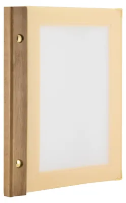 Produktbild von Securit MC-WRA5-BI, A5, Metall, Kunststoff, Holz, Beige, Transparent, Matt, Kunststoff, Abgerundete Ecken