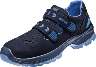 Produktbild von Atlas Sicherheitssandale ALU-TEC 360 S1 ESD SRC DGUV W12 Gr. 42 schwarz/royalblau