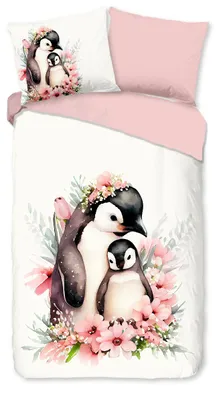 Produktbild von Good Morning Kinderbettwäsche "Penny" - Rosa - (140x220 cm) - 100 % Baumwolle
