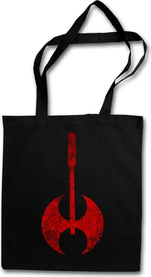 Produktbild von Urban Backwoods Labyrix Symbol, Stofftasche, Farbe: Schwarz