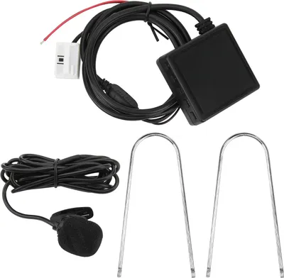 Image de Adaptateur audio Bluetooth 5.0 câble AUX avec microphone, mains libres, remplacement pour Peugeot 307 308 407 807