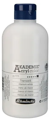 Produktbild von Schmincke AKADEMIE Acryl color Acrylfarbe 500 ml - 660 Titan-Buff dunkel