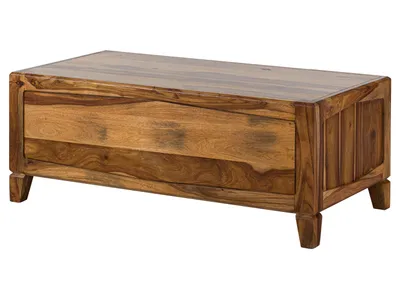 Produktbild von MASSIVMOEBEL24.DE Couchtisch Sheesham 115x60x45 braun lackiert ANCONA #102