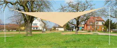 Produktbild von Sonnensegel 5x5x5 m cremeweiß dreieckig