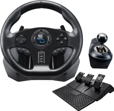 Produktbild von SuBsonic Superdrive DRIVE PRO SPORT GS850-X - Lenkrad-, Pedale- und Schaltknüppel-Set - kabelgebunden