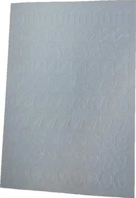 Image de Lettres et chiffres autocollants