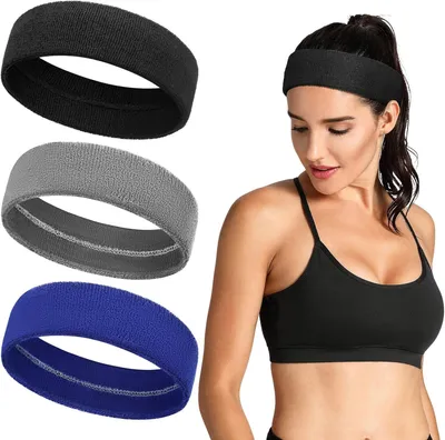 Imagen del producto de Banda para la frente, absorbente de sudor, transpirable, talla única, para deportes