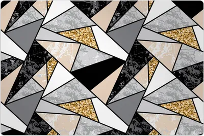 Produktbild von Küchenmatte 100x150 cm Vinylmatte Bodenmatte Dekoration -Geometrische Muster Abstrakt