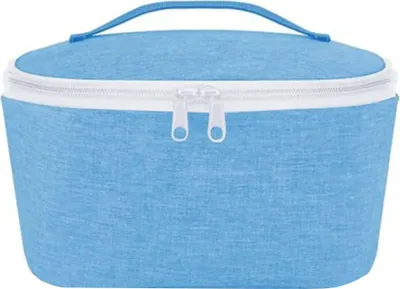 Produktbild von reisenthel coolerbag S pocket, Kühltasche, Isoliertasche, Thermotasche, Twist Azure, 2.5 L, LG4084