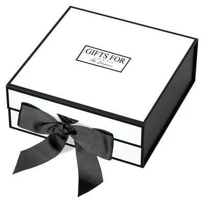 Geschenkdoos XXL 45x37x18 cm mit Magnetdeckel, Weiß