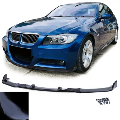 Produktbild von Spoiler Frontspoiler schwarz glänzend für BMW 3er E90 E91 2005-2008 mit M-Paket