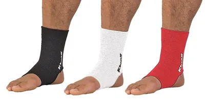 Produktbild von Elastische Fußbandage für Thai / Kickboxen schwarz M