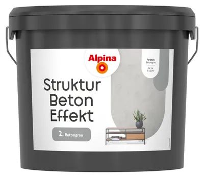 Produktbild von Alpina Effektfarbe Strukturbeton Effekt Finish 20KG