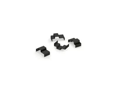 Image de NABER 8051029 Jeu de pinces Cubo, système d'étagères, noir