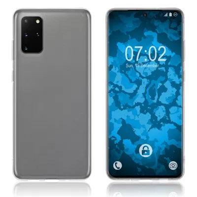 Produktbild von PhoneNatic Case kompatibel mit Samsung Galaxy S20+ - Crystal Clear Silikon Hülle crystal-case Cover