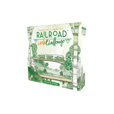 Produktbild von Railroad Ink Blattgrün – Würfelspiel, 1-4 Spieler, ab 8 Jahren