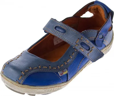 Produktbild von Damen Leder Ballerina Schuhe TMA EYES 1601 Sandalen viele Farben Zeitungsdruck Gr 36-42, schuhe Größe:36 EU, Farbe schuhe:Blau