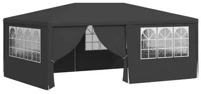 Obrázek produktu pro Stan na party – Stan na oslavy – Zahradní stan – Pavilon – Skládací stan – Voděodolný – 4 x 6 metrů – 90 g/m² PE