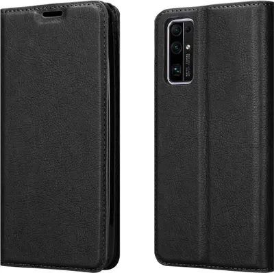 Produktbild von Cadorabo Hülle für Honor 30 Schutz Hülle in Schwarz Handyhülle Etui Case Cover Magnetverschluss