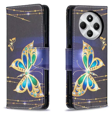Immagine prodotto di Per Xiaomi Redmi 14C Custodia in Pelle finta Cover Book Wallet Motif Design Cases Case