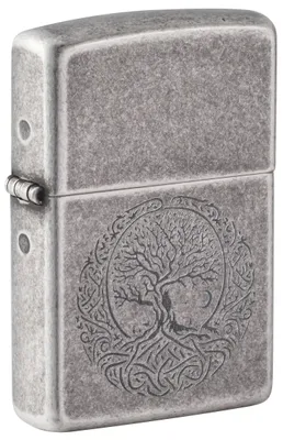 Immagine prodotto di Accendino Zippo Tribal Tree of Life Design Chrome antivento a benzina