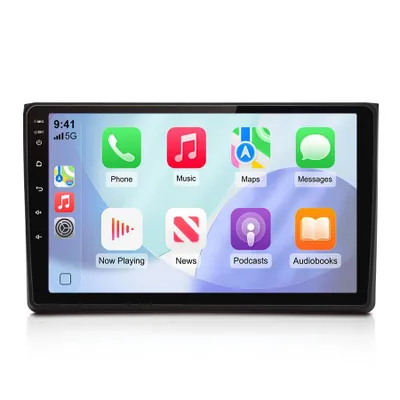 Immagine prodotto di Autoradio Android da 9 pollici con 64 GB per Audi A4 B6/B7 (2000–2009) con CarPlay, Android Auto, navigatore e Bluetooth