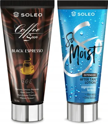 Immagine prodotto di Soleo Caffè Espresso Bronzante + Balsamo Doposole 150ml