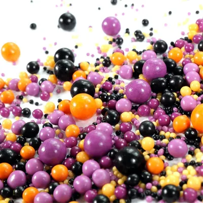 Image de Streuselheld Schokomix Halloween 40 g : vermicelles pour décorer et agrémenter toutes sortes de pâtisseries telles que tartes, gâteaux, biscuits ; vermicelles en sucre