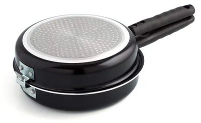 Obrázek produktu pro Dvojitá pánev o průměru 24 cm z hliníku s nepřilnavým povrchem