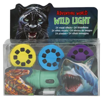 Produktbild von Depesche 13375 Adventure World - Projektor Taschenlampe in Türkis, mit 3 austaus