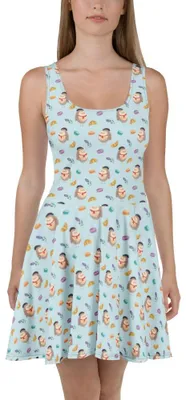 Produktbild von Mr. & Mrs. Panda Minikleid Eule Frankreich XL - Blau - Geschenk, A-Linien-Kleid, Eulen, Owl, Ausgestelltes Kleid, Das Leben Ist schön, Damen-Sommerkleid, Damenkleid