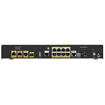 Produktbild von Cisco 891F - - Router - - ISDN/Mdm 8-Port-Switch - 1GbE - an Rack montierbar