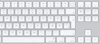 Immagine prodotto di Apple Magic tastiera Universale USB + Bluetooth QWERTY Danese Bianco
