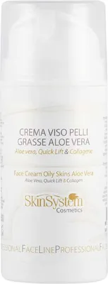Produktbild von SkinSystem Face Cream Oily Skins Aloe Vera 100ml -Gesichtscreme für fettige HauT