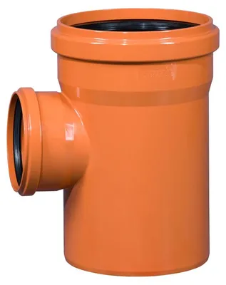 Produktbild von PVC-Abzweigrohr Osma KGEA 87°, DN 250 x 160, orange