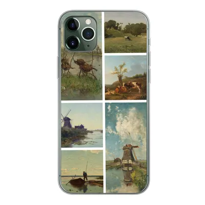 Produktbild von MuchoWow® Handyhülle Schutzhülle Hülle für iPhone 11 Pro Max Kunst - Collage - Niederlande Silikon Softcase Handy Hülle - Schutz