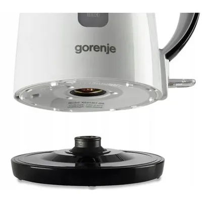Obrázek produktu pro Gorenje K17PLBW, 1,7 l, 2200 W, Bílá, Kov, Plast, Indikátor úrovně vody, Zabezpečení proti přehřátí