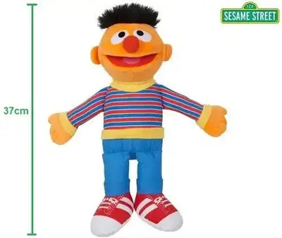 Produktbild von Sesamstraße Ernie Plüschfigur | Kuscheltier 28/37cm