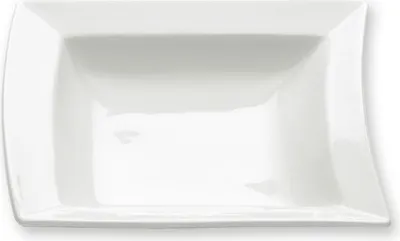 Obrázek produktu pro Maxwell & Williams Sway Deep Plate, polévkový talíř, hluboký talíř, salátový talíř, porcelán, bílý, 17 cm, JX31043