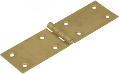 Immagine prodotto di Cerniera per cassa con perno rivettato zincato giallo 98x25x2,0mm